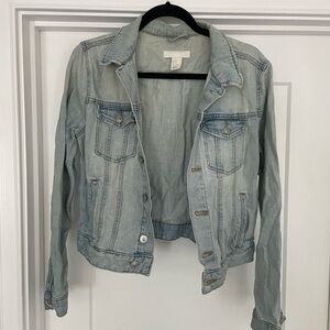 H&M Faded Blue Jean Jacket
